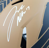 Josh Allen Autographed Bills F/S Salute to Service 2023 Speed Authentic Helmet-Beckett W Hologram *White Image 2