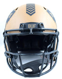 Josh Allen Autographed Bills F/S Salute to Service 2023 Speed Authentic Helmet-Beckett W Hologram *White Image 4