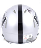 Michael Mayer Autographed Las Vegas Raiders Speed Mini Helmet-Beckett W Hologram *Black Image 3