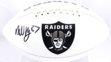 Michael Mayer Autographed Las Vegas Raiders Logo Football - Beckett W Hologram *Black Image 1