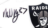 Michael Mayer Autographed Las Vegas Raiders Logo Football - Beckett W Hologram *Black Image 2