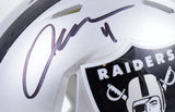 Aidan O'Connell Autographed Las Vegas Raiders Speed Mini Helmet-Beckett W Hologram *Black Image 2