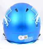 Sam LaPorta Autographed Detroit Lions Alternate 2023 Speed Mini Helmet- Beckett W Hologram *White Image 3