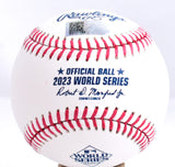 Nolan Ryan Autographed Rawlings OML 2023 World Series Baseball- AIV Hologram *Blue Image 2