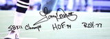 Tony Dorsett Autographed Dallas Cowboys 16x20 Running Photo w/HOF,ROY, SB Champs - Beckett W Hologram *Black Image 2
