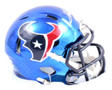 Jalen Pitre Autographed Houston Texans Chrome Speed Mini Helmet-Beckett W Hologram *White Image 2