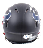 Steven Nelson Autographed Houston Texans Flat Black Speed Mini Helmet-Beckett W Hologram *White Image 3