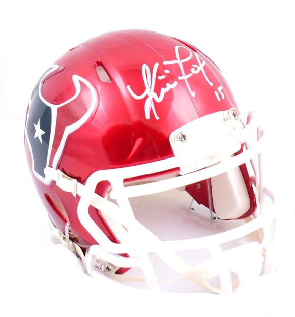 Ka'imi Fairbairn Autographed Houston Texans Flash Speed Mini Helmet-Beckett W Hologram *White Image 1