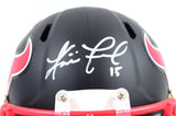 Ka'imi Fairbairn Autographed Houston Texans Flat Black Speed Mini Helmet-Beckett W Hologram *White Image 4