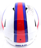 Jim Kelly Autographed Buffalo Bills F/S Speed Helmet-Beckett W Hologram *Black Image 3