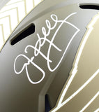Jim Kelly Autographed Buffalo Bills F/S Salute to Service Speed Helmet-Beckett W Hologram *White Image 2