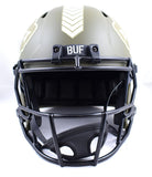 Jim Kelly Autographed Buffalo Bills F/S Salute to Service Speed Helmet-Beckett W Hologram *White Image 4