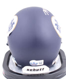 Kyle Hamilton Autographed Notre Dame Schutt Blue Mini Helmet-Beckett W Hologram *White Image 3
