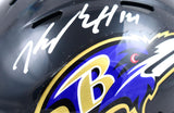 Kyle Hamilton Autographed Baltimore Ravens Speed Mini Helmet-Beckett W Hologram *White Image 2