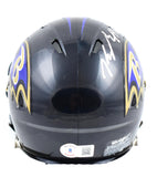 Kyle Hamilton Autographed Baltimore Ravens Speed Mini Helmet-Beckett W Hologram *White Image 3