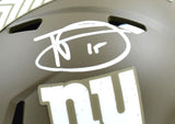 Tommy DeVito Autographed New York Giants Salute to Service Speed Mini Helmet-Beckett W Hologram *White Image 2