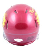 O.J. Simpson Autographed USC Trojans Speed Mini Helmet w/Heisman 68- JSA W *Yellow Image 3
