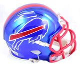 Stefon Diggs Autographed Buffalo Bills Flash Speed Mini Helmet- Beckett W Hologram *White Image 1