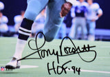 Tony Dorsett Autographed Dallas Cowboys 8x10 Running w/HOF - Beckett W Hologram *Black Image 2