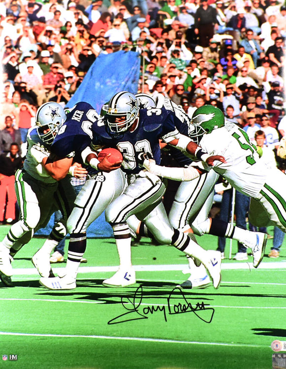 Tony Dorsett Autographed Dallas Cowboys 16x20 Vs. Eagles Photo - Beckett W Hologram *Black Image 1