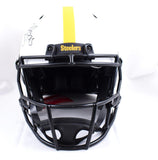 Troy Polamalu Autographed F/S Pittsburgh Steelers Lunar Speed Authentic Helmet-Beckett W Hologram *Black *Smeared Image 4