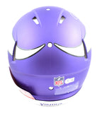 Justin Jefferson Autographed Minnesota Vikings F/S Speed Authentic Helmet-Beckett W Hologram *Silver *Damaged Image 4