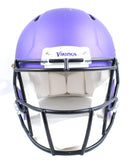 Justin Jefferson Autographed Minnesota Vikings F/S Speed Authentic Helmet-Beckett W Hologram *Silver *Damaged Image 5