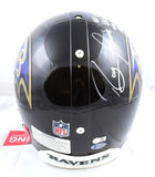 Ray Lewis Autographed Baltimore Ravens F/S ProLine Helmet w/ 5 Insc- Beckett Auth *White Full Name Image 4