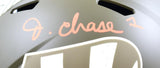 Ja'Marr Chase Autographed Cincinnati Bengals Salute to Service F/S Speed Helmet - PSA*Orange *Damaged Image 3