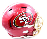 George Kittle Signed F/S San Francisco 49ers Flash Speed Helmet-Beckett W Hologram *White Image 1