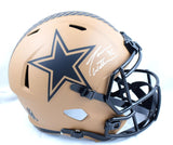 Jason Witten Autographed Dallas Cowboys F/S Salute to Service 2023 Speed Helmet- Beckett W Hologram *White Image 1