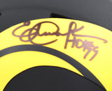 Eric Dickerson Signed Rams Eclipse Speed Mini Helmet w/ HOF- Beckett W Hologram *Black Image 2