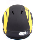 Eric Dickerson Signed Rams Eclipse Speed Mini Helmet w/ HOF- Beckett W Hologram *Black Image 3