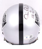 Jim Plunkett Autographed Raiders Mini Helmet w/ SB MVP -Beckett W Hologram *Black Image 3