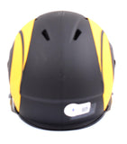 Marshall Faulk Autographed St. Louis Rams Eclipse Speed Mini Helmet w/HOF - Beckett W Hologram *Black Image 3