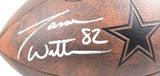 Jason Witten Autographed Dallas Cowboys Distressed Logo Football- Beckett W Hologram *White Image 2