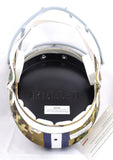 Roger Staubach Autographed Dallas Cowboys F/S Camo Speed Helmet w/ HOF - Beckett W Hologram *White Image 5