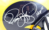 Faulk, Dickerson, Bettis Autographed Rams F/S Replica Helmet- Beckett W Hologram *White Image 2