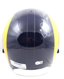 Faulk, Dickerson, Bettis Autographed Rams F/S Replica Helmet- Beckett W Hologram *White Image 4