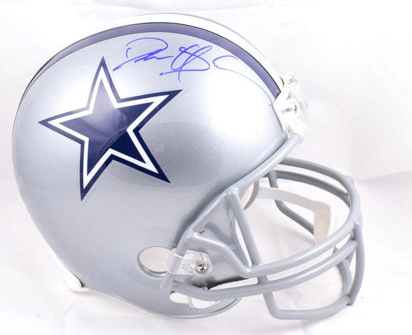 Deion Sanders Autographed Dallas Cowboys F/S Helmet- Beckett W *Blue Image 1