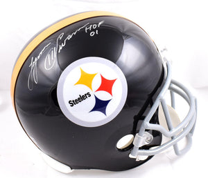 Lynn Swann Autographed F/S Pittsburgh Steelers 63-76 Helmet w/HOF-Beckett W Hologram *Silver Image 1