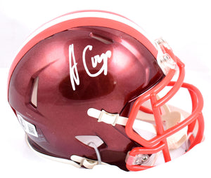 Amari Cooper Autographed Cleveland Browns Flash Speed Mini Helmet-Beckett W Hologram *White Image 1