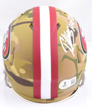 Patrick Willis Autographed San Francisco 49ers Camo Mini Helmet w/HOF - Beckett W Hologram *White Image 3