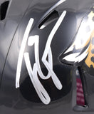 Travis Etienne Jr. Autographed Jacksonville Jaguars Speed Mini Helmet - JSA *Silver Image 2