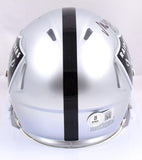 Michael Mayer Autographed Las Vegas Raiders Speed Mini Helmet-Beckett W Hologram *Black *Thin Image 3