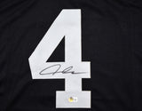 Aidan O'Connell Autographed Black Pro Style Jersey - Beckett W Hologram *Black Image 2