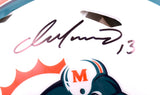 Dan Marino Autographed Miami Dolphins F/S 97-12 Speed Authentic Helmet-Beckett W Hologram *Black Image 2