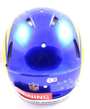 Aaron Donald Autographed Los Angeles Rams F/S Speed Authentic Helmet - Beckett W Hologram *Black Image 4