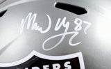 Michael Mayer Autographed Las Vegas Raiders F/S Flash Speed Helmet-Beckett W Hologram *White Image 2