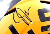 Justin Jefferson Autographed LSU Tigers F/S Speed Helmet- Beckett W Hologram *Black Image 2